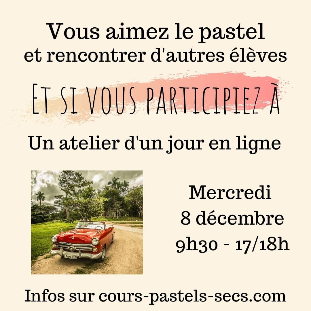 atelier 1 jour mercredi atelier pastels à l'alcool